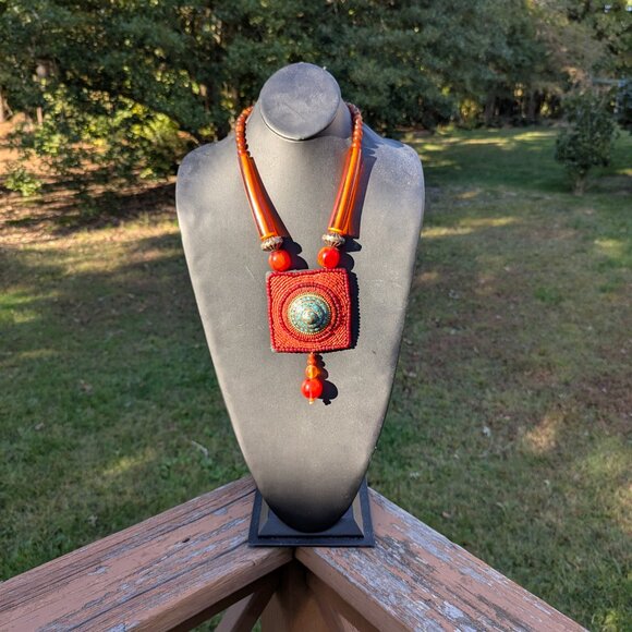 BEADED BO HO NECKLACE NOWT - Picture 7 of 7